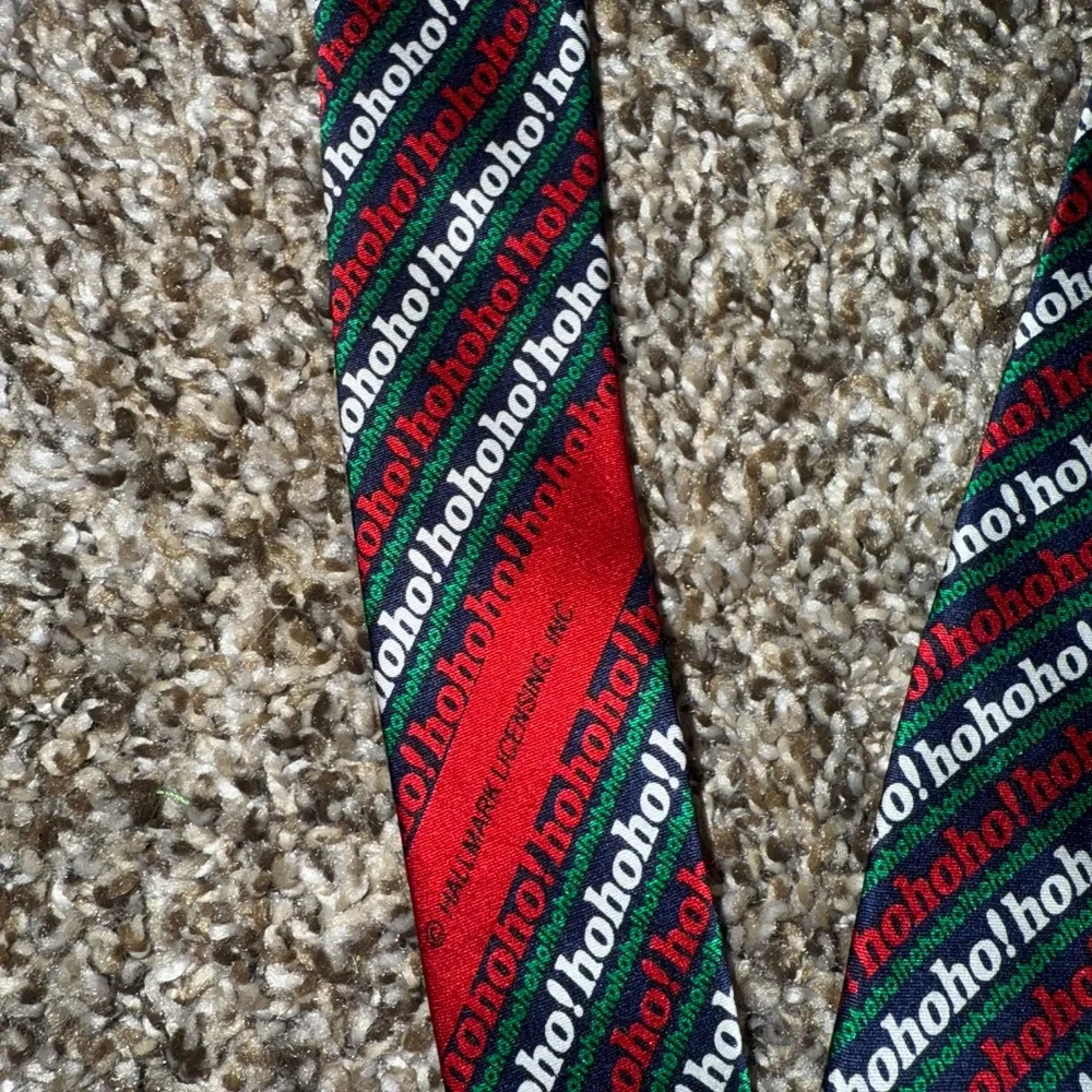 Christmas Hallmark Tie HO HO‎ HO